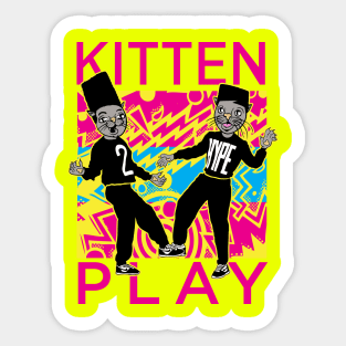 Kitten Play Sticker